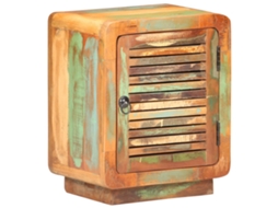 Vidaxl Mesa De Cabeceira 40x30x50 Cm Madeira Recuperada Maciça