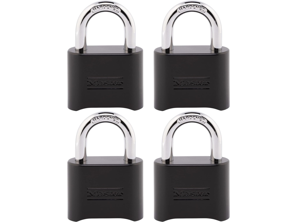 Cadeado Com Código, Resistente Às Intempéries, Preto, Para Exterior