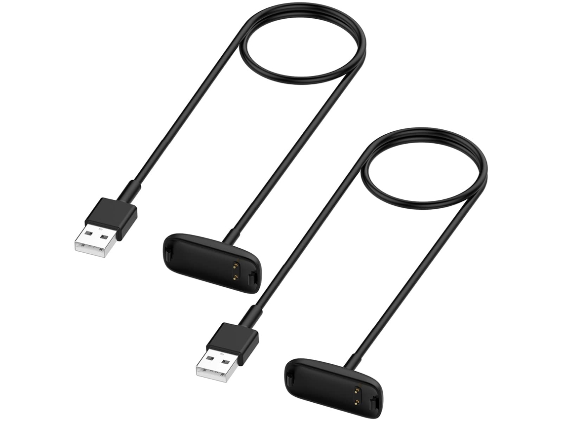Cabo Usb Hexinyigjly Para Fitbit Inspire 3,1 M, 2 Unidades, Carregamento Seguro 5 V/1 A