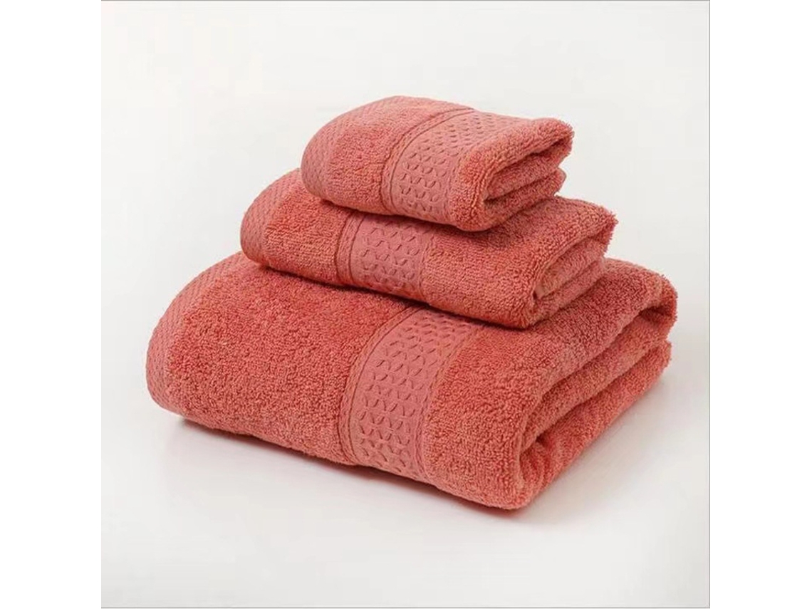 Toalha de Banho /chuveiro 100% Algodão Coral, 70x140cm, Ora, Zqkla BRILVIBERA
