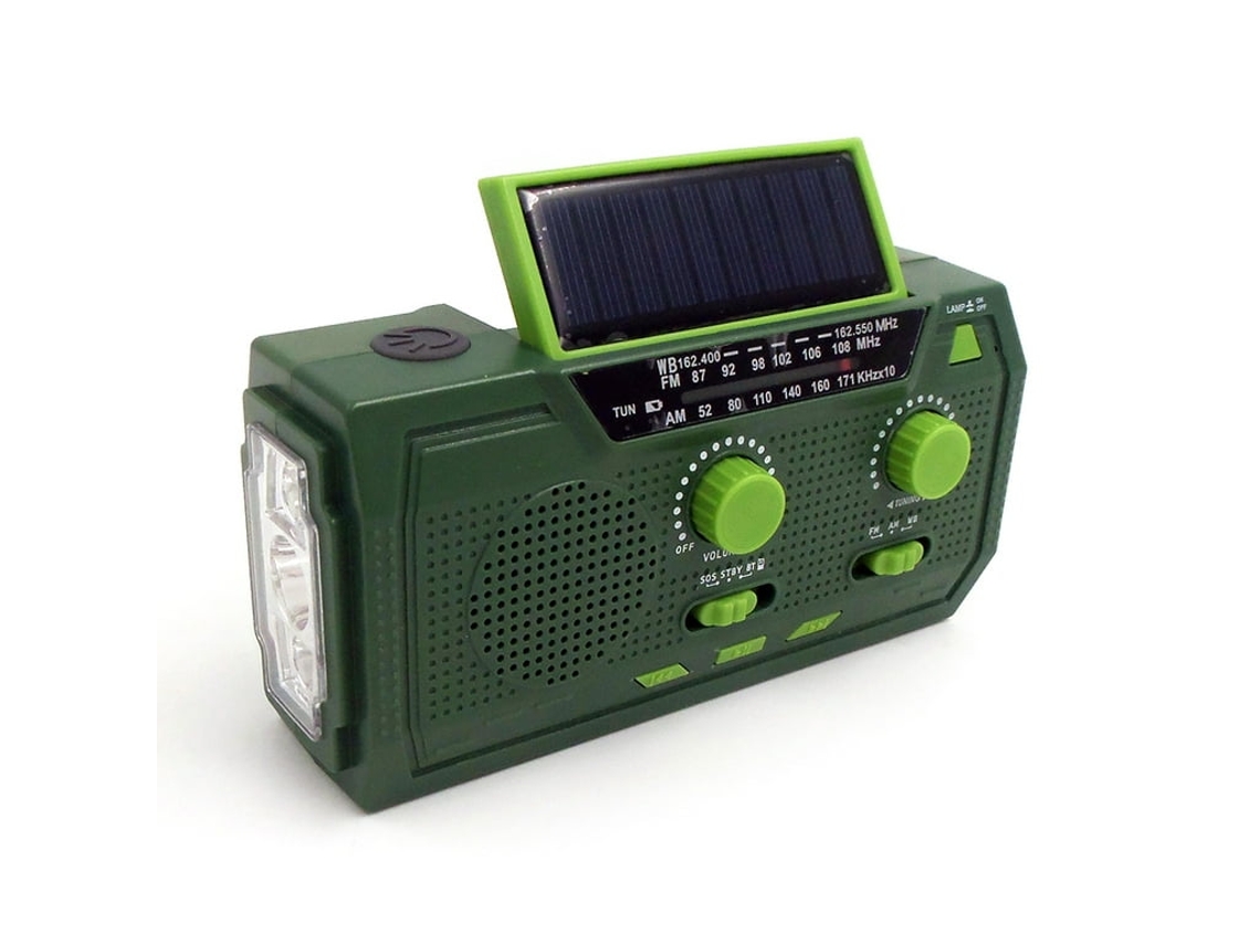 Rádio Solar, 2000m Am/fm/wb Sos Alarme De Emergência Brilvibera
