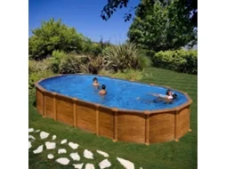 Piscina Elevada Imitação Madeira Gre Amazonia 610x375x132