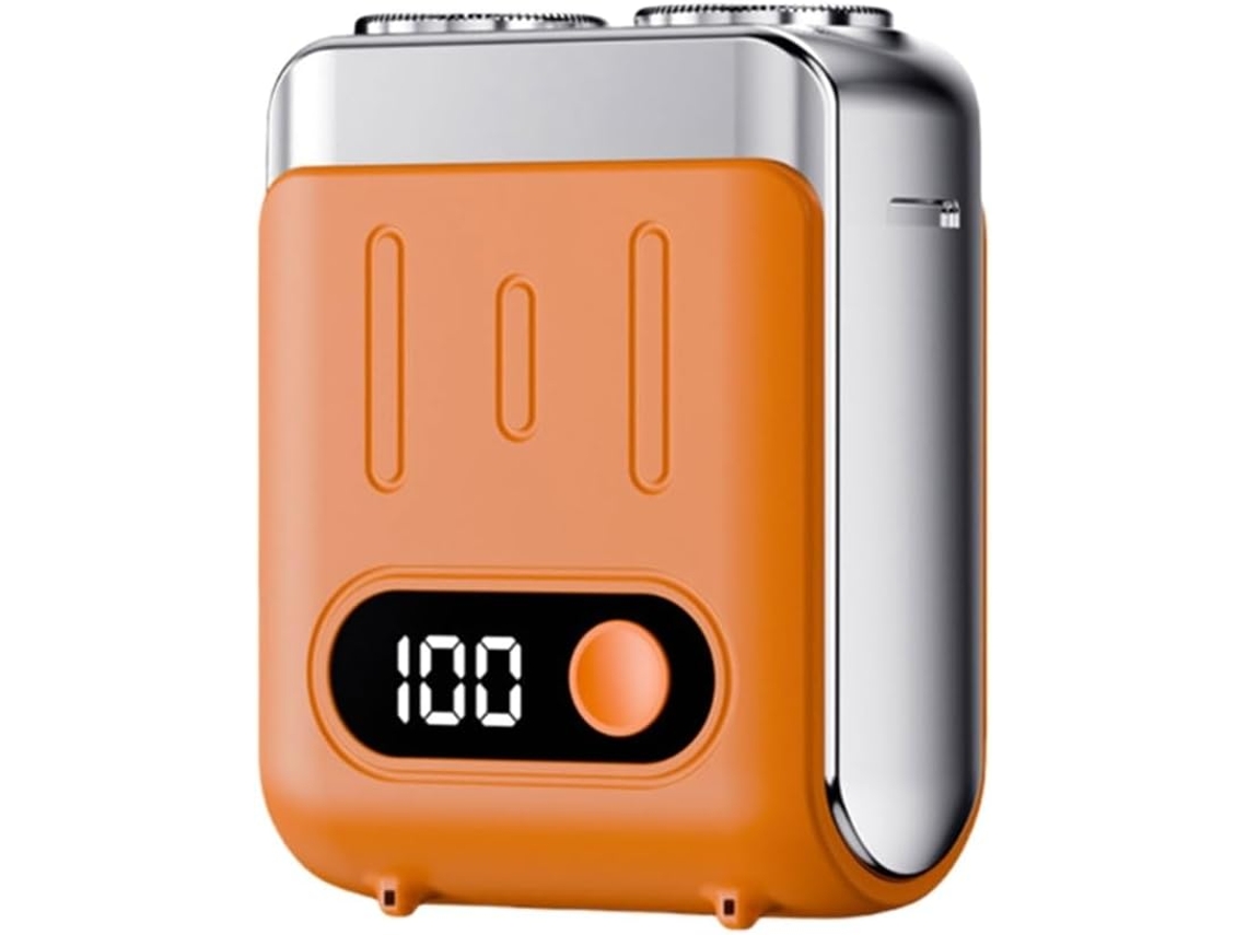 Barbeador Elétrico Portátil para Viagem com Visor Digital, Ideal para Barba, Aparelho de Barbear e Viagens. SFUSHOS