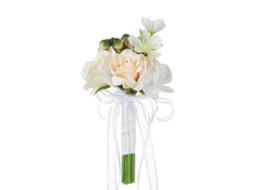 Vaso de champanhe branco com jardim de gardénia, buquê pequeno para geração infantil LAXISCREED