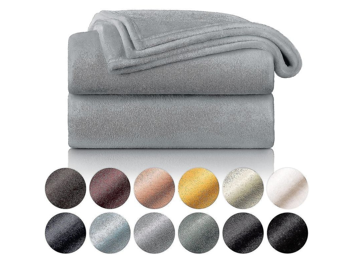 2026 manta Fluffy Cuddly de Alta Calidad, Fleece Suave para Sofá, Cama o Salón, Lavable a 30°c, Vários Tamanhos e Cores