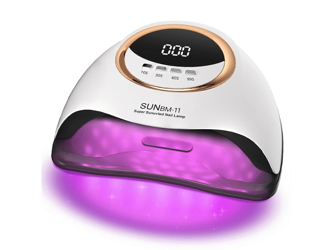 Lâmpada Uv de 280 W Compatível com Unhas, 66 Leds, Secador Unhas 4 Temporizadores, Secagem Esmalte em Gel Sensor Intelig GOKOCO