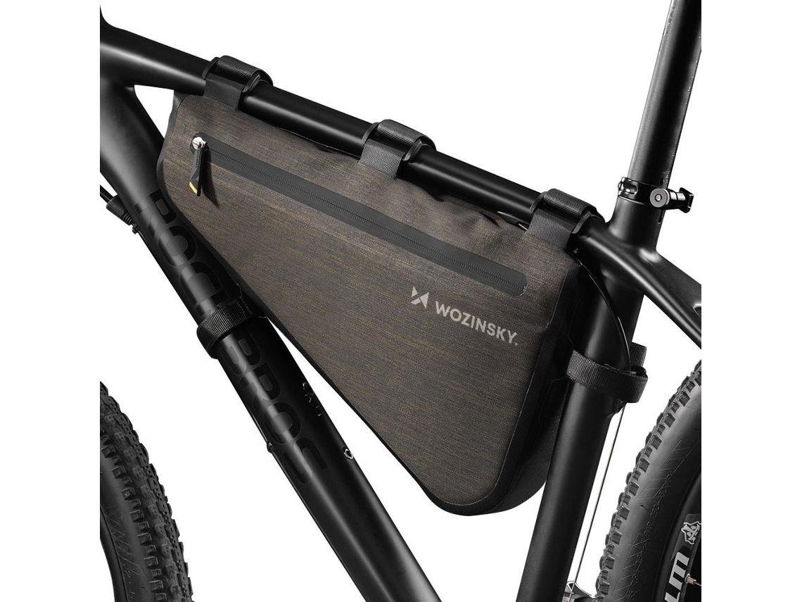 Lurelia Bolsa De Bicicleta Para Quadro De Bicicleta, 5 L, Cinza