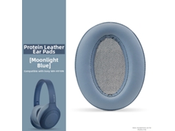 Almofadas para Sony Wh H910N CZHHMART em Pele de Proteína Azul