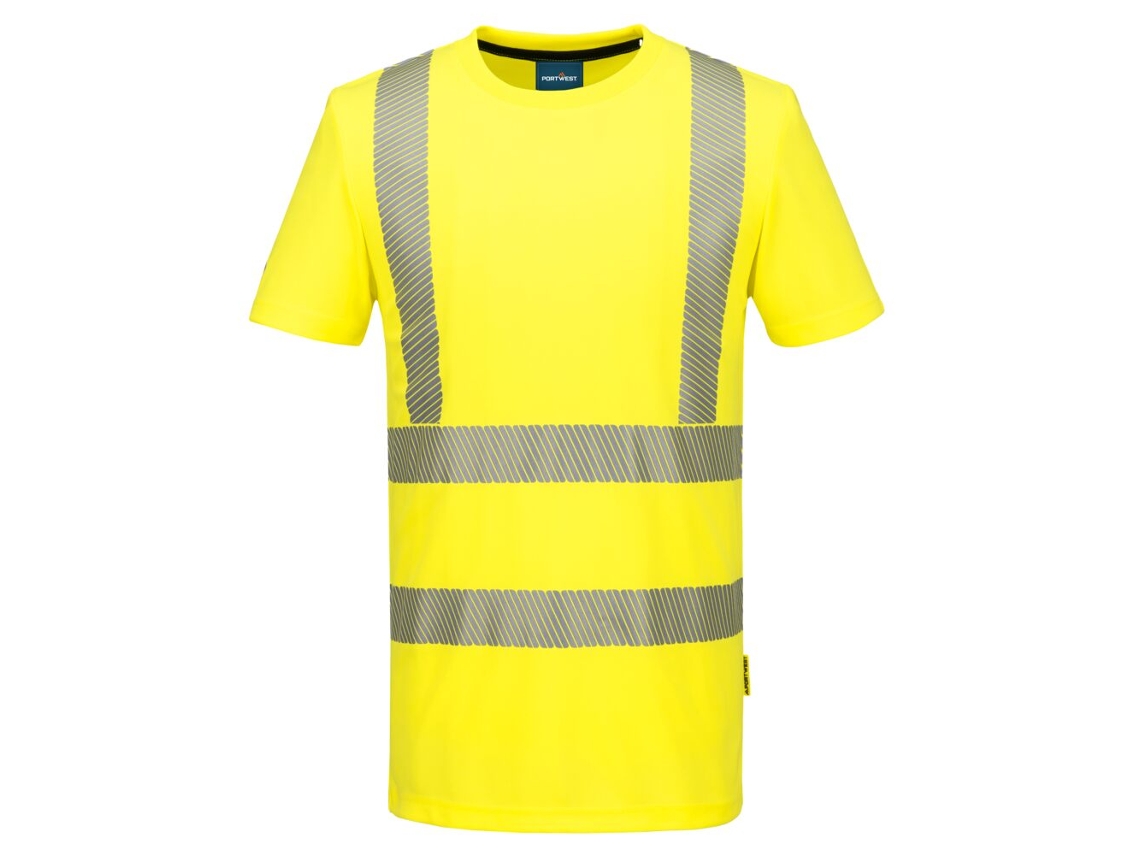 Camiseta De Alta Visibilidade Kx3 De Manga Curta | Trabalho Amarillo / 5xl