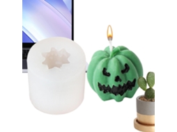 Moldes De Silicone Em Formato De Abóbora Para Velas De Halloween