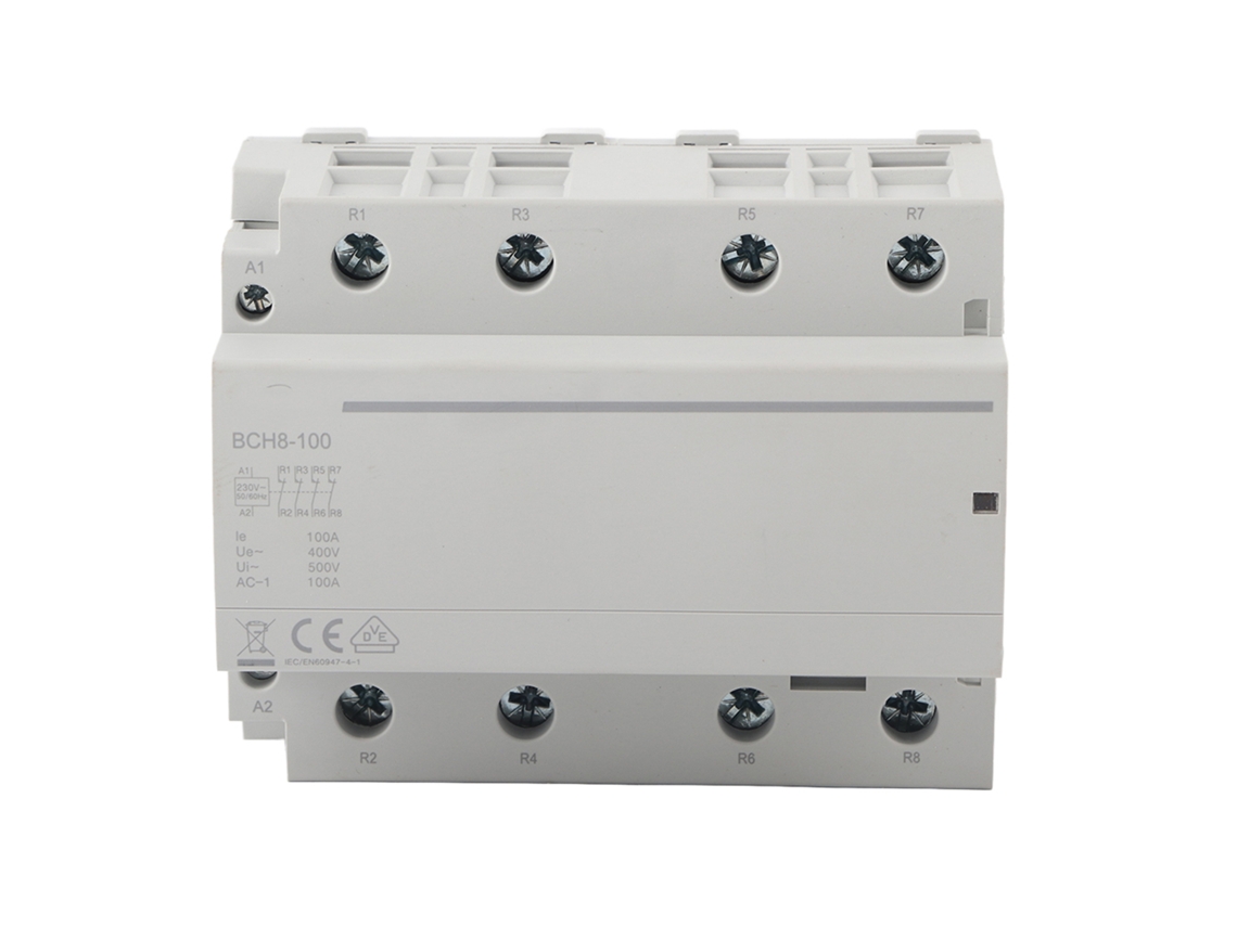 Contato AC de Rail Din 4p 100a 50/60hz Baixo Consumo