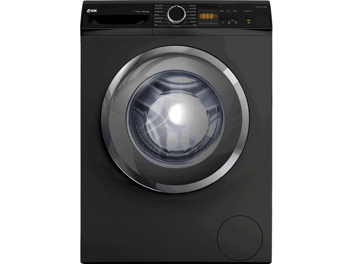 Máquina de Lavar Roupa VOX WM1270LT14GD (7 kg - 1200 rpm - Cinzento)
