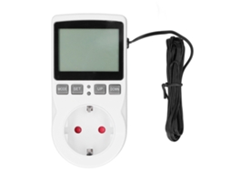 Tomada Termostato com Display Lcd Controle de Temperatura Abs 50/60hz