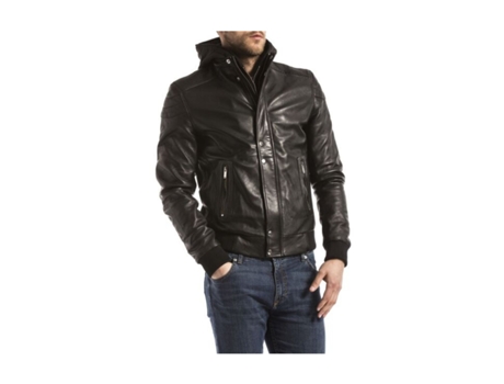 Casaco De Homem Blue Wellford Wellford Maros Pele Preto (2xl)