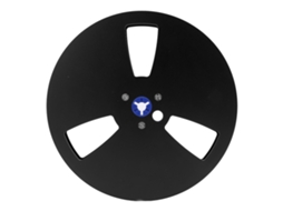 Bobina vazia de fita 7 polegadas 1/4 polegada para gravadores Teac, Revox, Studer, preta