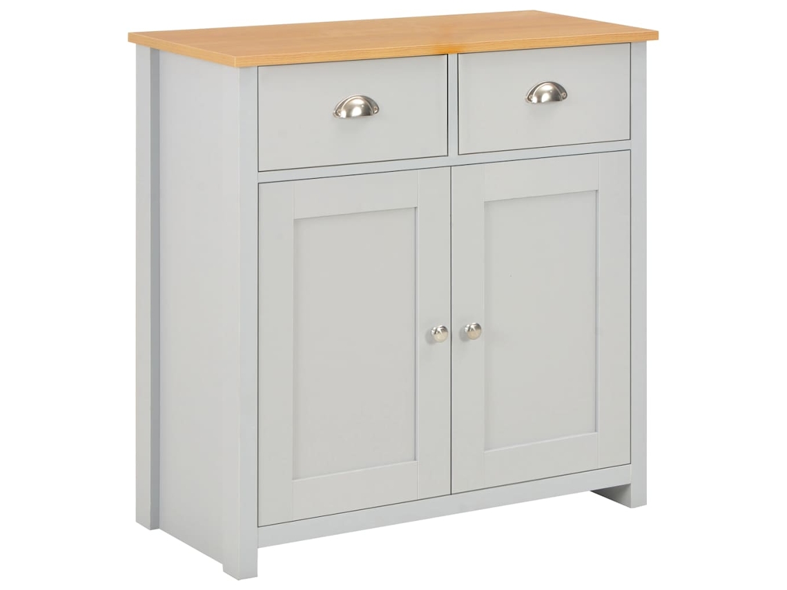 Vidaxl Aparador 79x35x81 Cm Cinzento