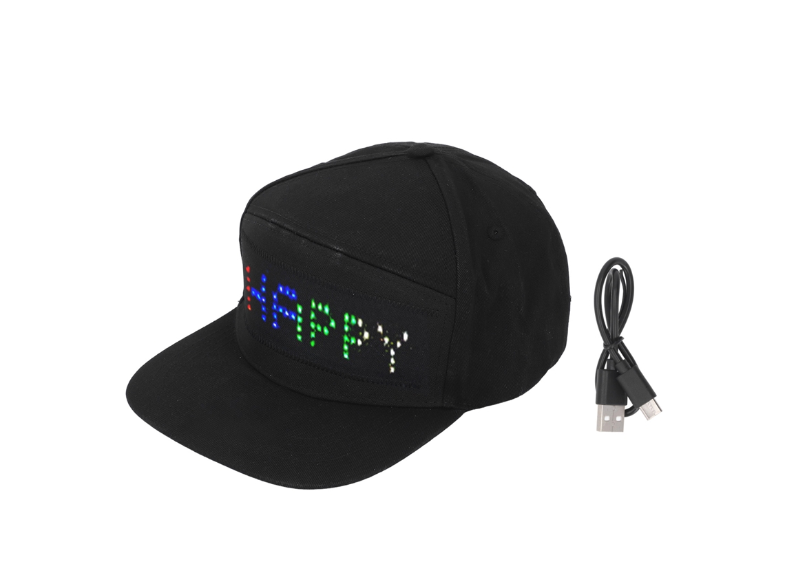 Gorra de Algodão com Led Programável S/MARCA