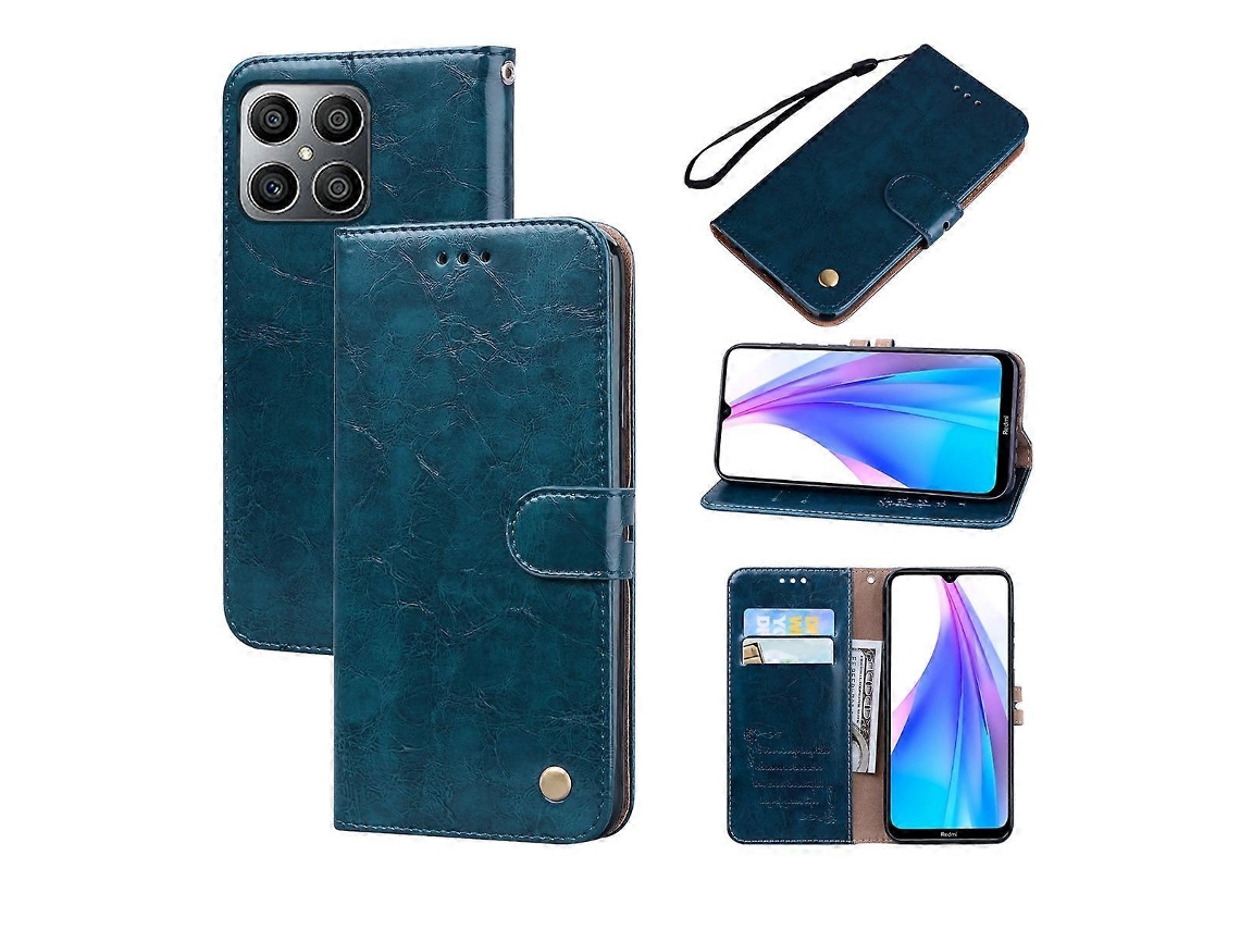 Capa Para Celular Honor X8 / X30i Com Textura De Couro E Cera.