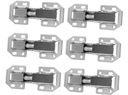 Conjunto De 6 Dobradiças Aço Para Portas Armários, Ideais Móveis
