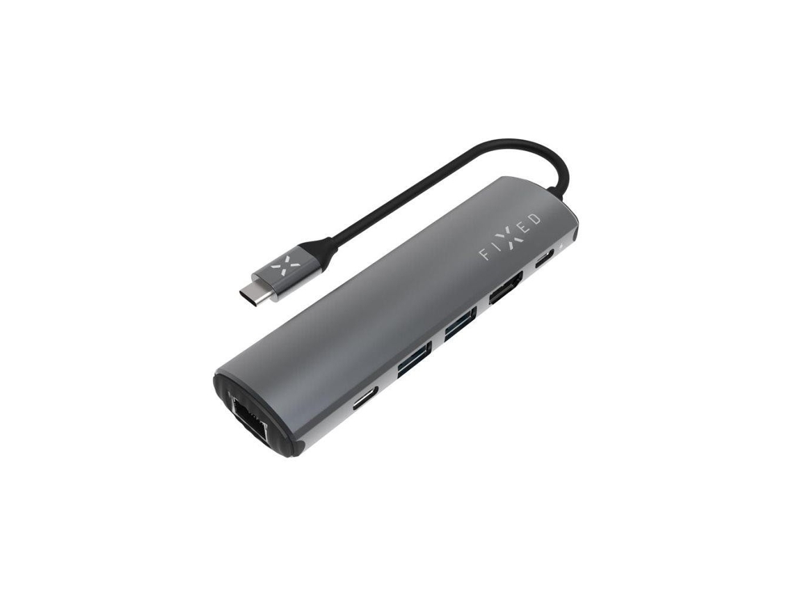 Hub Pro Usb C Fixo Com 6 Portas Para Laptops E Tablets Brilvibera