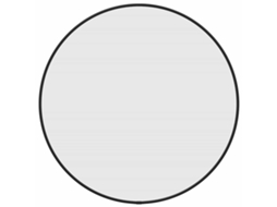 Wall Mirror, Wall Mirrors Vidaxl Preto Vidro (ø 50 Cm)
