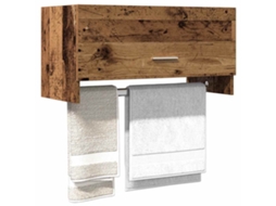 Vidaxl Armário Madeira Velha 70x32,5x35 Cm Madeira Trabalhada