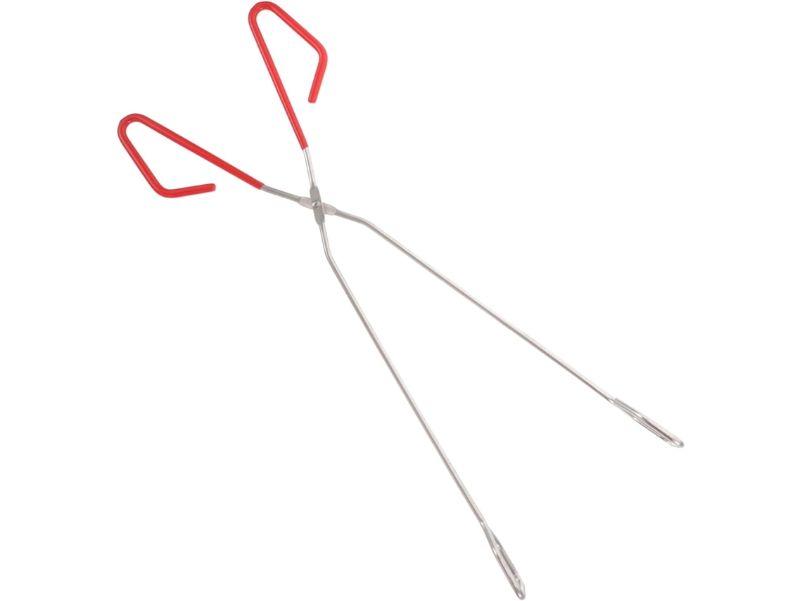 Pinça Para Lenha Popetpop De 38cm Churrasco Ao Ar Livre, Ferramenta De Aço Inoxidável Para Camping E Fogueiras, Previne