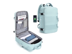 Mala Grande, Bagagem De Mão, Mochila Caminhada (azul) -aquaforge