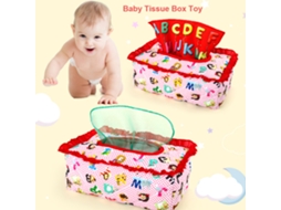 Mali brinquedo de Caixa de Toalhas Montessori para Bebê 6 12 Meses Brinquedos Sensoriais
