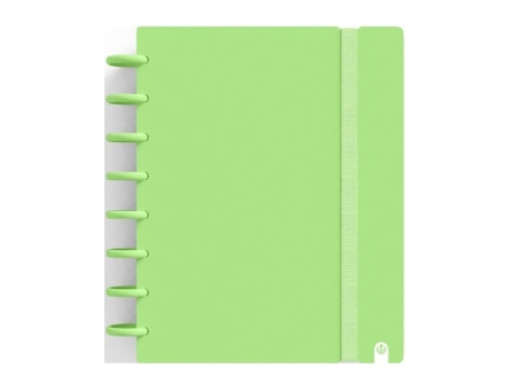 Livro Cuaderno Ingeniox A5 80h Cuadricula Verde Pastel De Desconocido (espanhol)