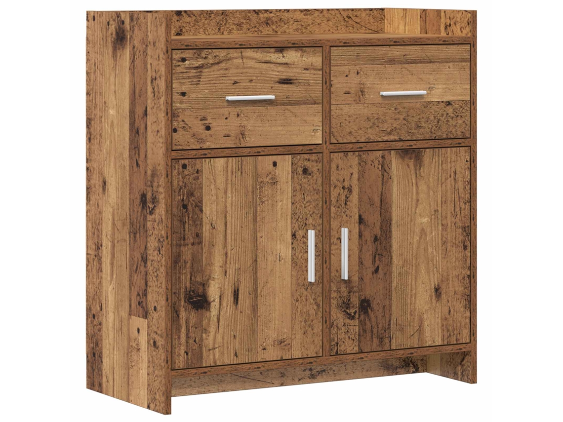 Vidaxl Buffet Madeira Antiga 75 X 36 X 80 Cm Derivados De Madeira