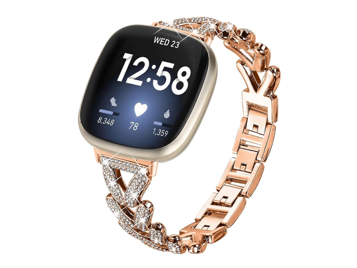 Pulseira De Relógio De Metal Com Diamante Pequeno Xdfind