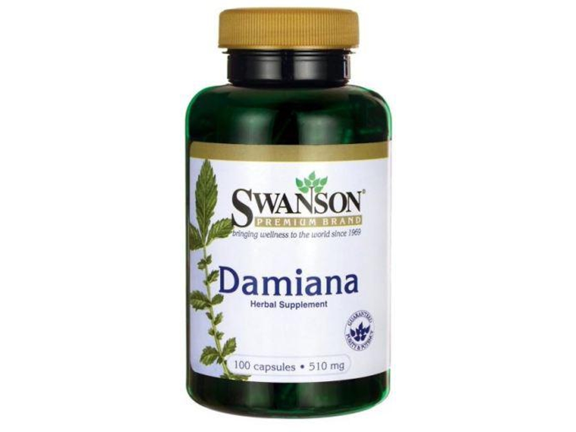 Swanson Damiana 510 Mg 100 Cápsula 98 Gr