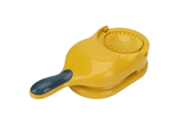 Máquina De Bolinho Manual Portátil, 2 Em 1, Prensa Massa, Utensílio Cozinha, Amarelo