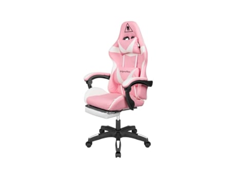 Cadeira gamer Krugerampmatz Gx 150 branca rosa Kruger Matz