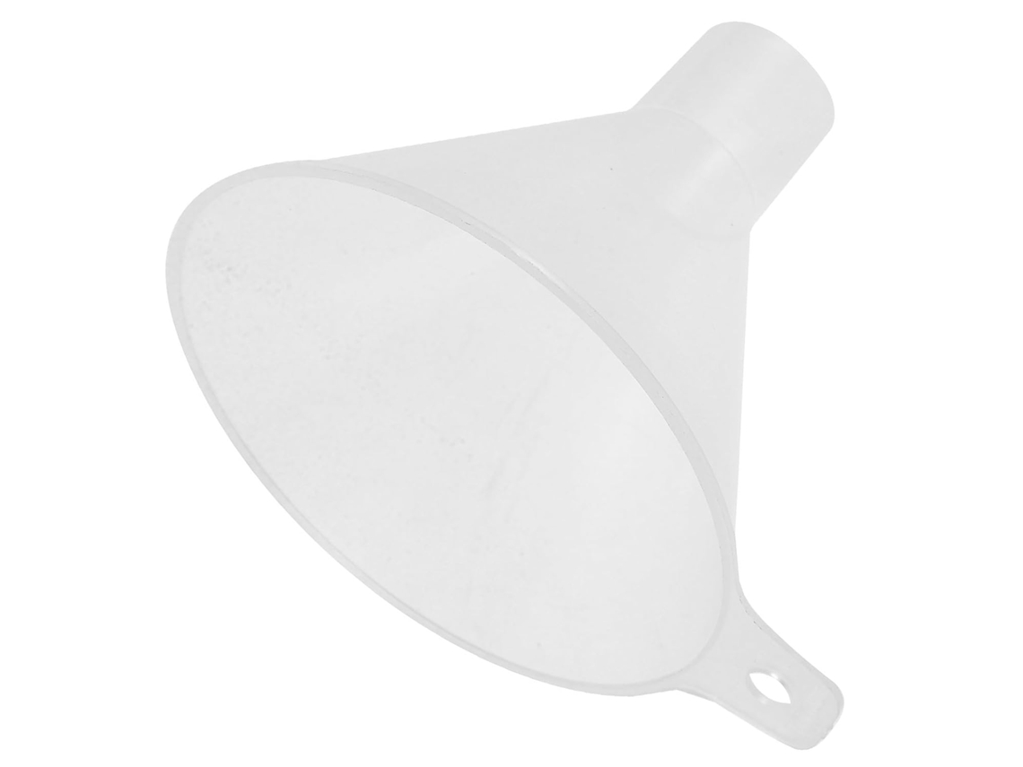 Funil De Laboratório De Plástico Pp Com Fundo Plano De 100 Mm, Fácil De Limpar.
