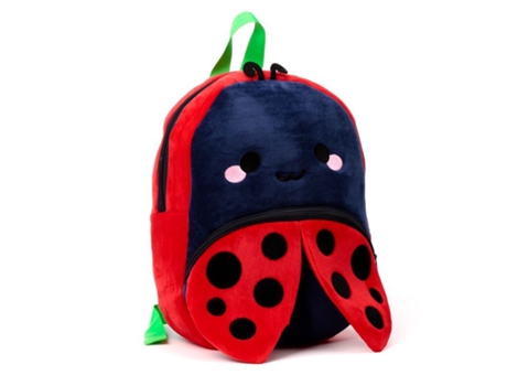 Mochila de Criança ADORAMALS Peluche Tilly Joaninha Multicor