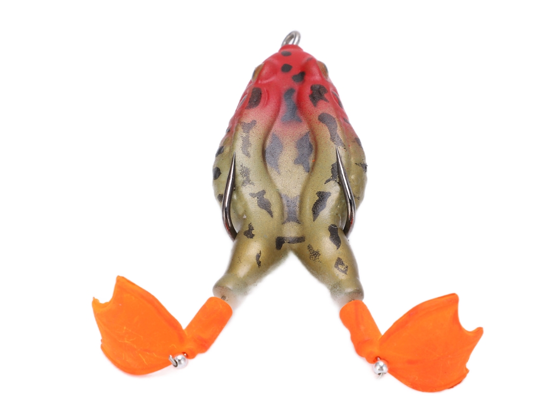 Isca de Pesca Thunder Frog com Hélices para Peixes