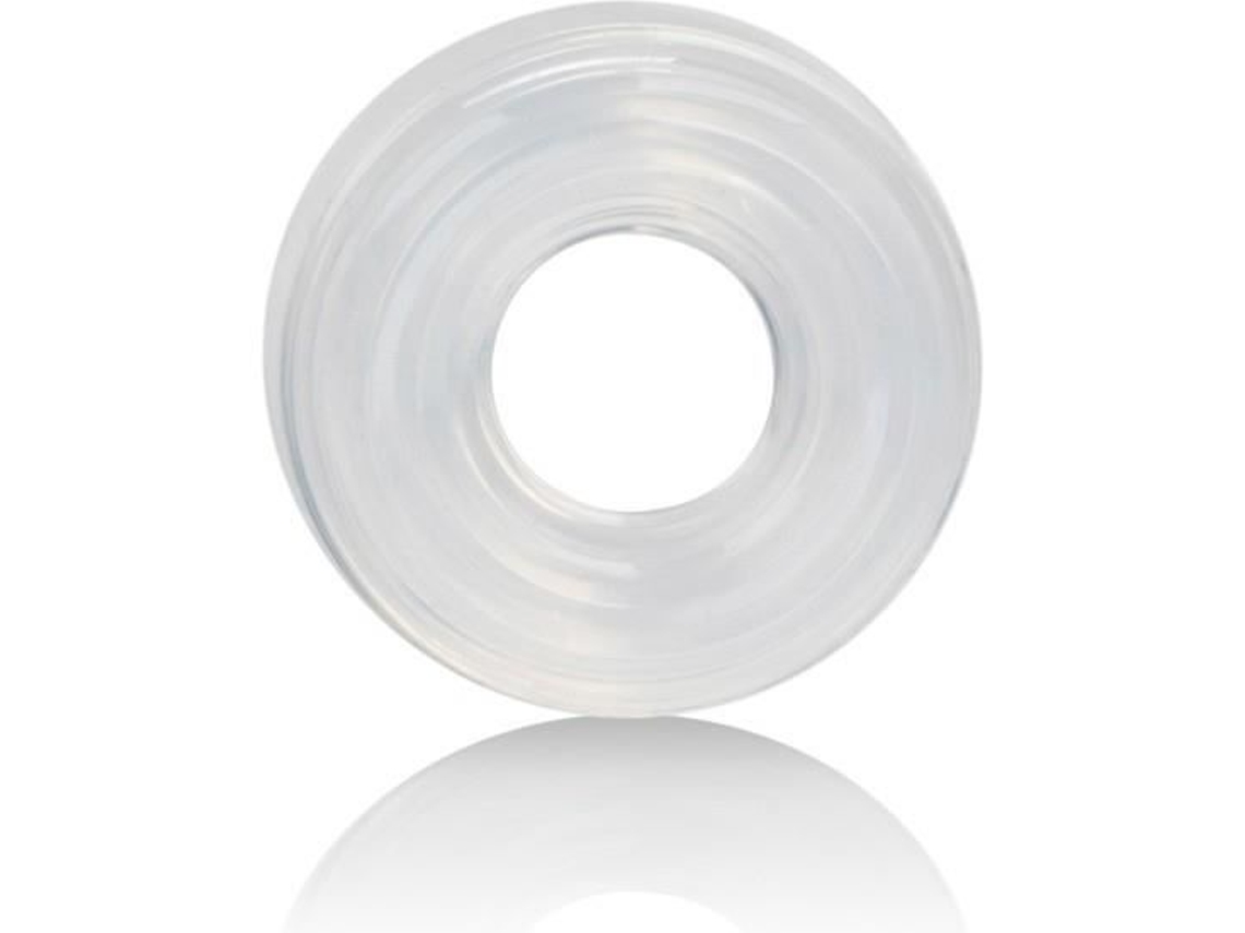 Cockring de Silicone Transparente Médio Premium Da CALEXOTICS