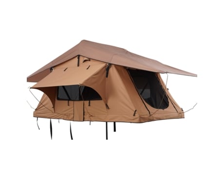 Tenda rígida Succebuy para 2 a 3 pessoas, à prova d'água, ideal para jipes, utilitários esportivos e caminhões, inclui escada