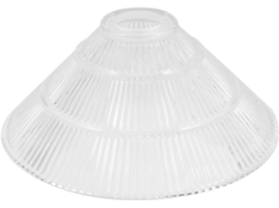 Lustre de Vidro com Cúpula Plissada e Tonalidade Vibrante, Luminária Pendente Alta para Sala de Estar. SFUSHOS