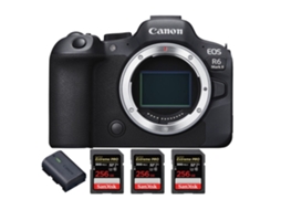 Eos R6 Mark Ii + 3 Sandisk 256gb Uhs ii 300mb/s + 1 Canon Lp e6nh Máquina Fotográfica Híbrida Full frame + Ebook Pricedirect CANON