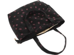 Bolsa De Praia Grande Com Zíper E Estampa De Morango Para Mulheres, Bolsa De Ombro Leve E Espaçosa Para Praia.