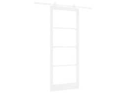 Conjunto 1 Porta Moderna Vidaxl Branco Madeira De Pinho Maciça (93 X 232 Cm)