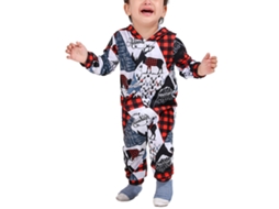 Laxiscreed Conjunto De Pijamas Natalícios Para Pais E Filhos Com Blusa De Gola Redonda E Manga Longa, Tamanho L Feminino