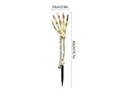 Laxiscreed Mãos Fantasma De Halloween Com Caixa De Bateria - Pack De 2 Para Decoração Assustadora