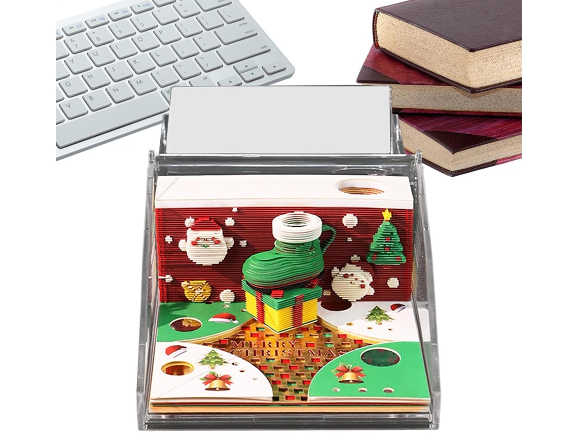 Organizador de planejador de bloco de notas de calendário 3D