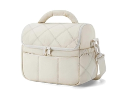 Bolsa De Almoço Isotérmica Adorável Com Design De Edredom E Isolamento Premium Para Frescura Durante O Dia Off-white