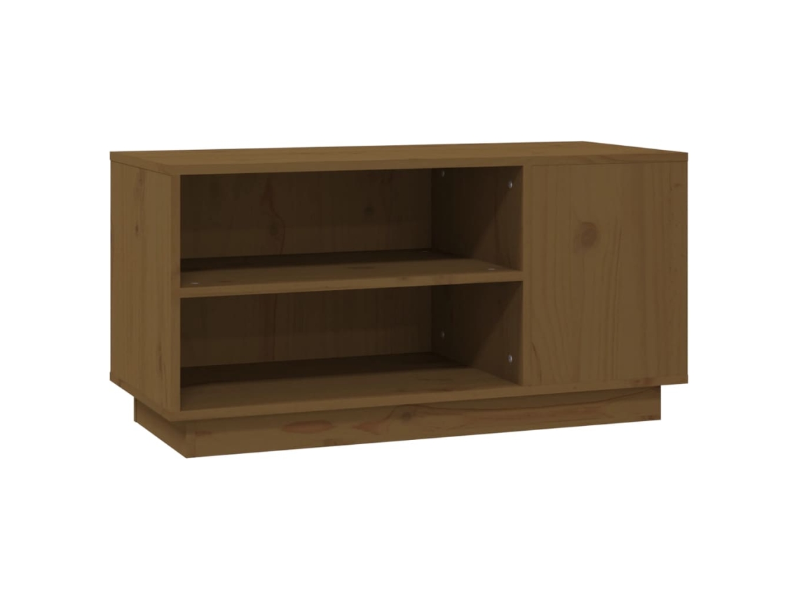 Tv Cabinet, Tv Cabinets Vidaxl Marrom Madeira De Pinho (n/a)