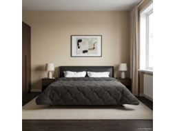 Vidaxl Duvet De Ano Inteiro Colchonete Antracite 200 X 220 Cm